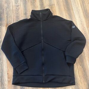New Balance Black Performance Jacket with High Collar